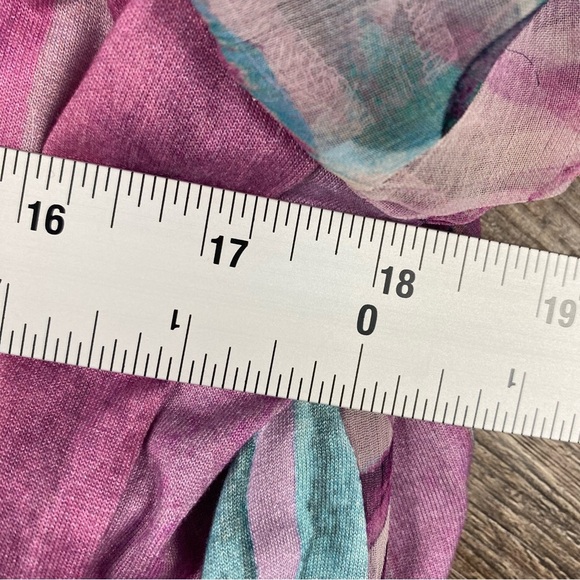 Soft Surroundings Kimono Women XS Colorful Long Sleeve Open Front Layered Rayon - Picture 7 of 10